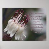 Peter 4:13 Inspirerend Floral Poster (Voorkant)