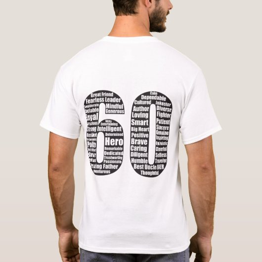Peter 60 Birthday Shirt (Achterkant)