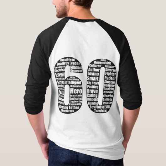 Peter 60 Birthday Shirt (Achterkant)
