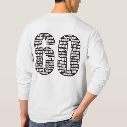 Peter 60 Birthday Shirt (Achterkant)