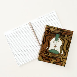 Peter Behrens Kus Liefde Abstract Art Nouveau Notitieboek