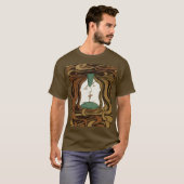 Peter Behrens Kus Liefde Abstract Art Nouveau T-shirt (Voorkant volledig)