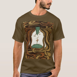 Peter Behrens Kus Liefde Abstract Art Nouveau T-shirt