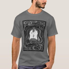 Peter Behrens Kus Liefde Abstract Art Nouveau T-shirt