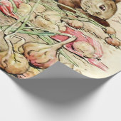 Peter & Benjamin Gather Onions by Beatrix Potter Cadeaupapier (Hoek)