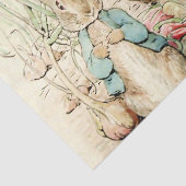 Peter & Benjamin Gather Onions by Beatrix Potter Tissuepapier (Detail)
