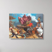Peter Blume - The Rock Canvas Afdruk (Voorkant)