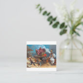 Peter Blume - The Rock Vierkante Visitekaartje (Staand voorkant)