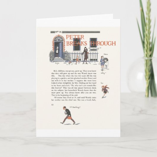 Peter Breaks door, het Vintage Afbeelding van Kaart (Voorkant)