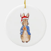 Peter Christmas Pet Personaliseer Eerste Kerstmis Keramisch Ornament (Achterkant)