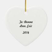 Peter Cotton Tail - Keramisch Ornament (Achterkant)