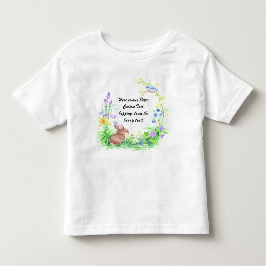 Peter Cotton Tail Kinder Shirts (Voorkant)