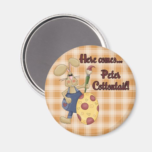 Peter Cottontail Magneet (Voorkant / Achterkant)