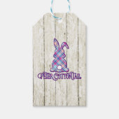 Peter Cottontail Paars Pset Easter Bunny Cadeaulabel (Voorkant)