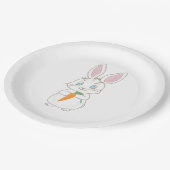 Peter Cottontail Papieren Bordje (Gekanteld)