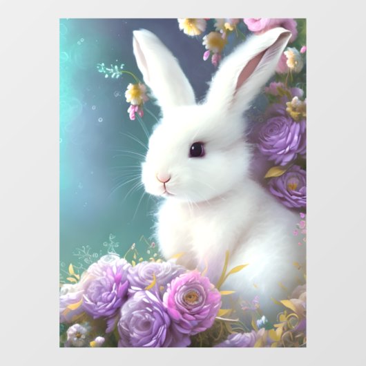 Peter Cottontail Raamsticker (Vel)