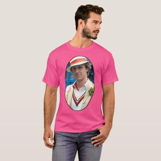 Peter Davison (5e Doctor) T-shirt (Voorkant volledig)