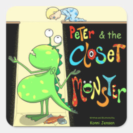 Peter & de Kast Monster, cover Vierkante Sticker