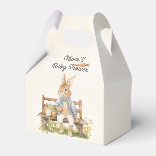 Peter De Konijn - Baby shower -  Bedankdoosjes (Achterkant)