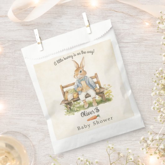 Peter De Konijn - Baby shower -  Bedankzakje (Geknipt)