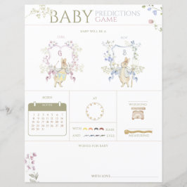 Peter de Konijn Baby shower Gissen Spel