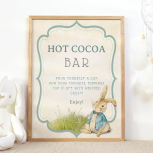 Peter De Konijn  Baby shower Hot Cacao Bar Poster