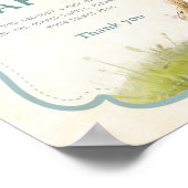 Peter De Konijn  Baby shower Luier Raffle Poster (Hoek)