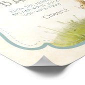 Peter De Konijn Baby shower  Mimosa Bar Poster (Hoek)