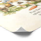 Peter De Konijn - Baby shower -  Poster (Hoek)