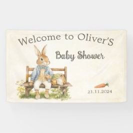 Peter De Konijn - Baby shower -  Spandoek