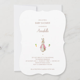 Peter de Konijn Baby shower Uitnodiging