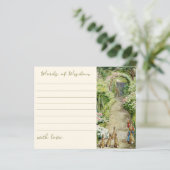 Peter de Konijn Baby shower Woorden van Wijsheid (Staand voorkant)