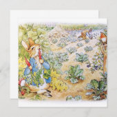 Peter de Konijn Bedankkaart (Voorkant / Achterkant)