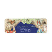 Peter de Konijn Bos Vrienden Display Douche Etiket (Voorkant)