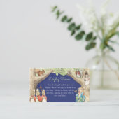 Peter de Konijn Bos Vrienden Display Douche Informatiekaartje (Staand voorkant)