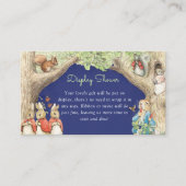 Peter de Konijn Bos Vrienden Display Douche Informatiekaartje (Voorkant)