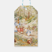 Peter de Konijn Bos Vrienden Douche Cadeaulabel (Achterkant)