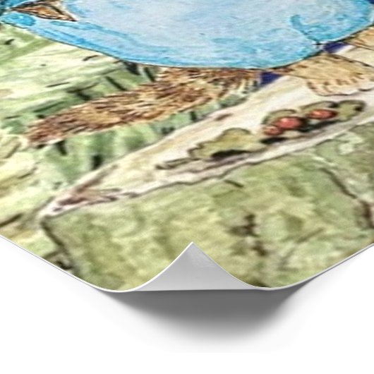 Peter de Konijn Bos Vrienden Douche Welkom Poster (Hoek)