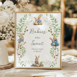 Peter de Konijn Botanische Baby's Zijn Zoet Poster