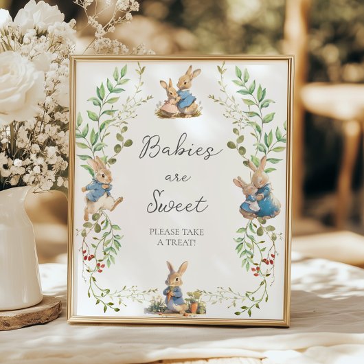 Peter de Konijn Botanische Baby's Zijn Zoet Poster