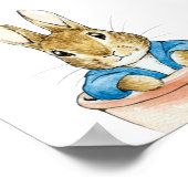 Peter de Konijn die in een Plant zit Poster (Hoek)