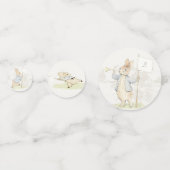 Peter de Konijn Een Konijntje Baby shower Confetti (Achterkanten)