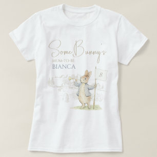 Peter de Konijn Een Konijntje Baby shower Moeder T T-shirt
