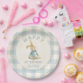  Peter De Konijn Eerste Verjaardag Papieren Bordje (Feest)