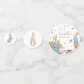 Peter de Konijn en Familie Baby shower Confetti (Voorkanten)