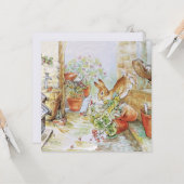 Peter de konijn Gefeliciteerd met je verjaardag Kaart (Voorkant / Achterkant in situ)