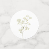 Peter de Konijn Gender Monogram Crest Baby shower Confetti (Kleine voorkant)