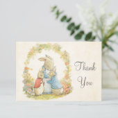  Peter De Konijn Geslacht Onthullen Jongen Meisje Bedankkaart (Staand voorkant)