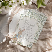 Peter De Konijn Groen Meisje Baby shower Kaart