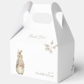 Peter de Konijn Herfst Herfst Winter Baby shower Bedankdoosjes (Achterkant)